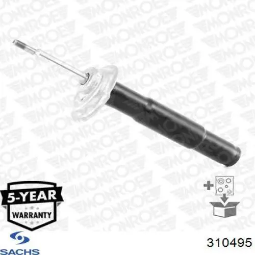 Амортизатор передньої підвіски, лівий Sachs 310495 ціна, від 57.96 USD