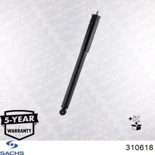 Амортизатор задній Sachs 310618 ціна, від 25.91 USD