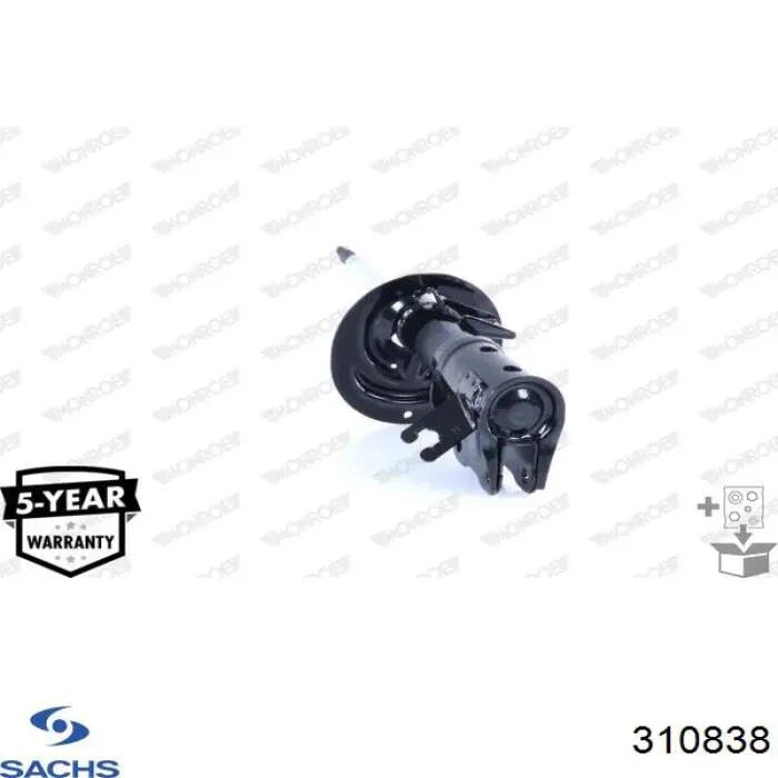 Амортизатор передній, правий 310838 Sachs