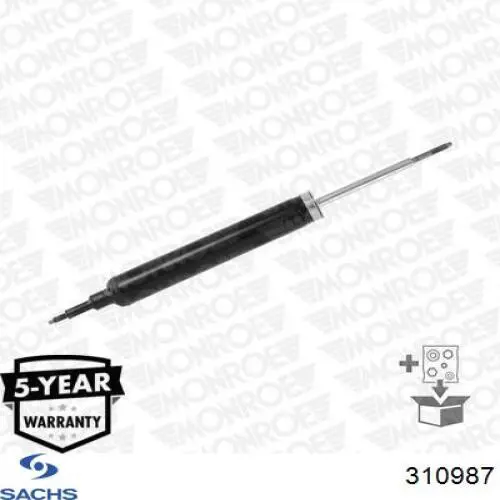 Амортизатор задній Sachs 310987 ціна, від 58.60 USD