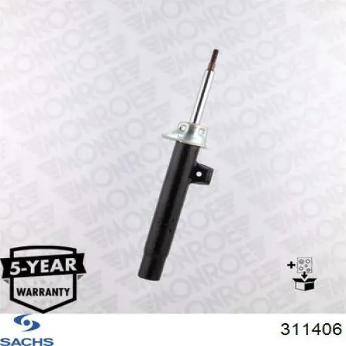 Амортизатор передній, правий Sachs 311406 ціна, від 90.02 USD