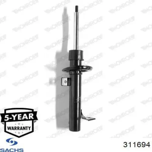 Купити 311694 Sachs Амортизатор передній, правий