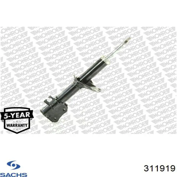 Амортизатор передньої підвіски, лівий Sachs 311919 ціна, від 72.17 USD
