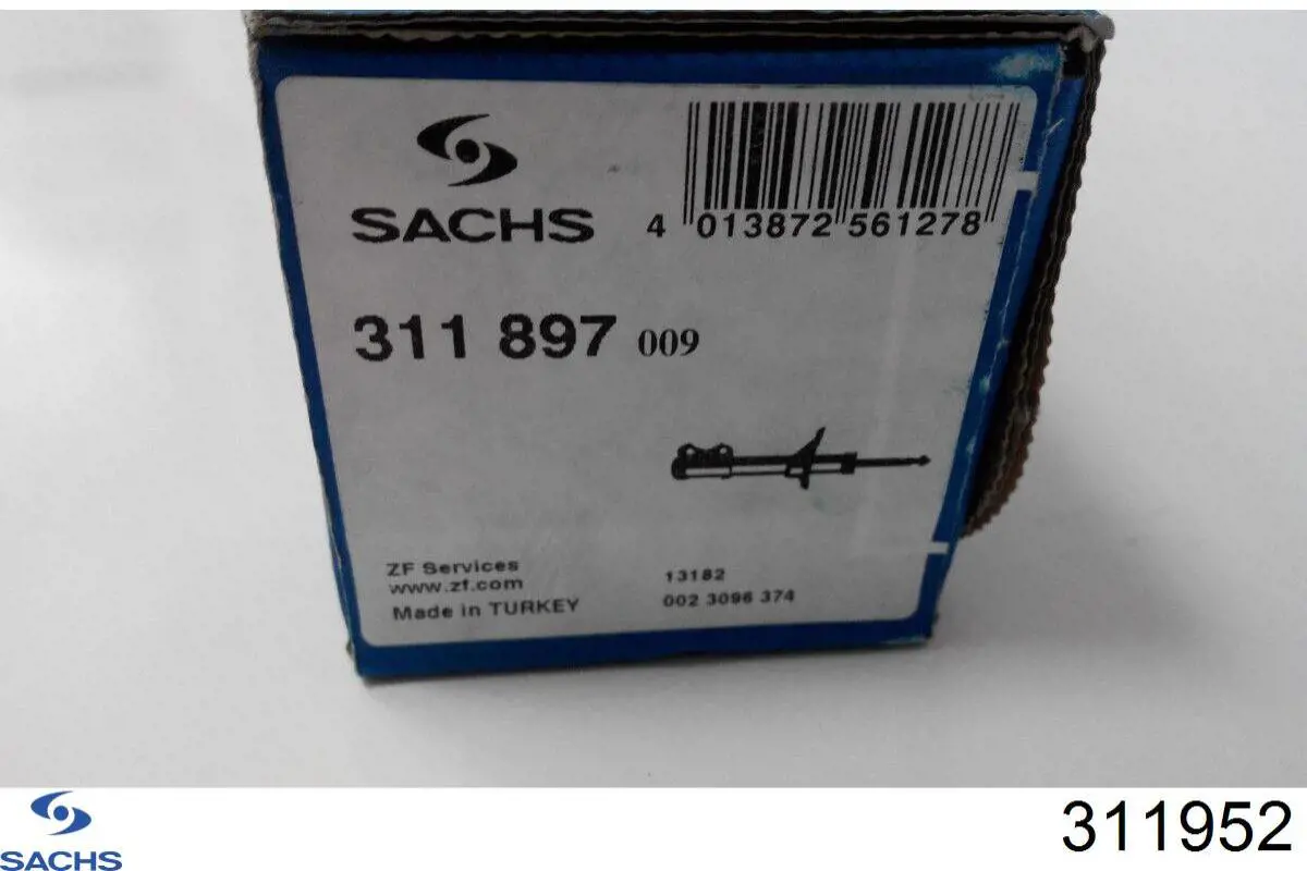 Амортизатор задній Sachs 311952 ціна, від 31.46 USD