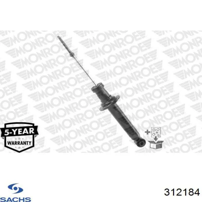 312184 Sachs Амортизатори задні