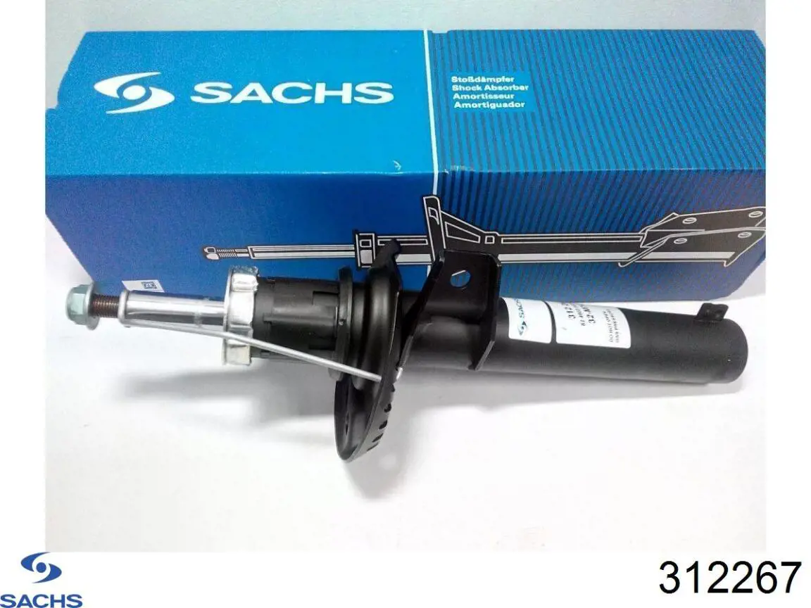 Амортизатор передній 312267 Sachs