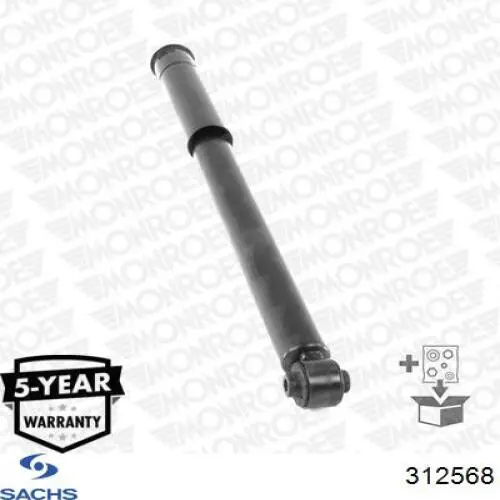 Амортизатор задній 312568 Sachs