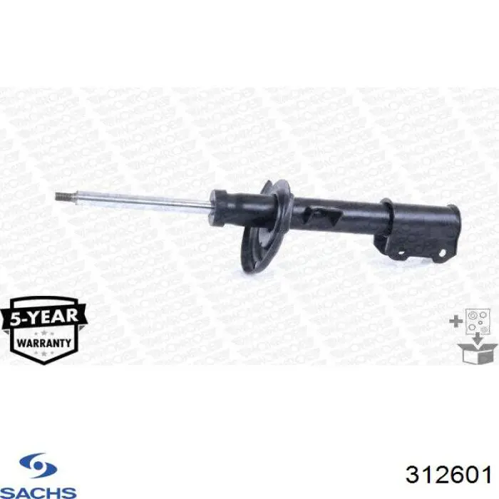 Амортизатор передньої підвіски, лівий Sachs 312601 ціна, від 61.91 USD