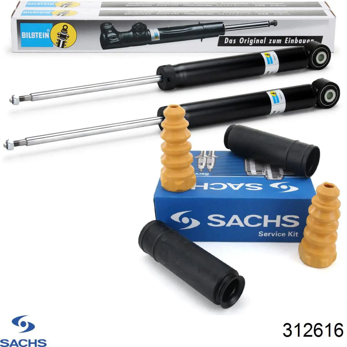 Амортизатор задній 312616 Sachs
