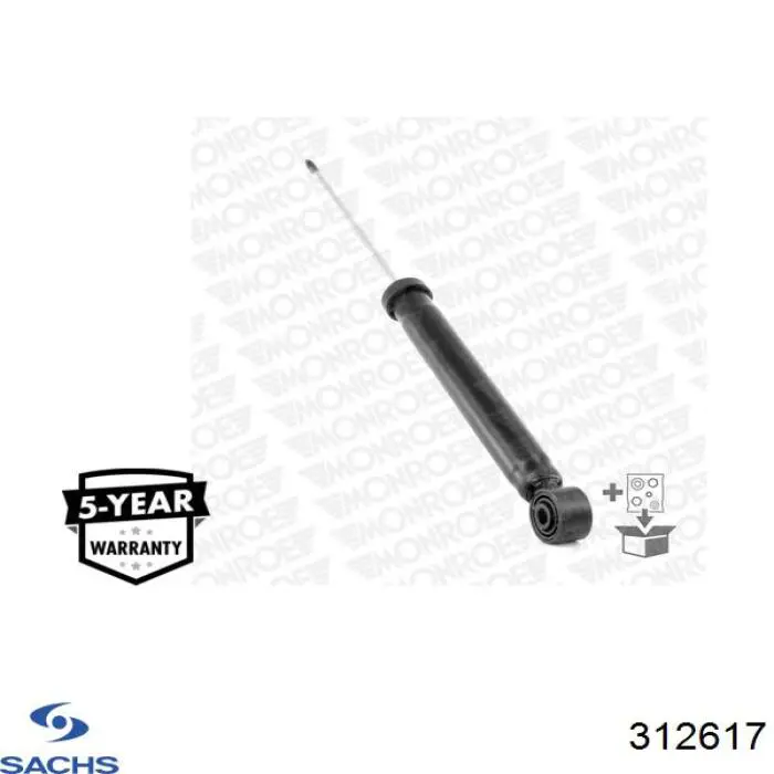 Купити 312617 Sachs Стійка амортизатора задня