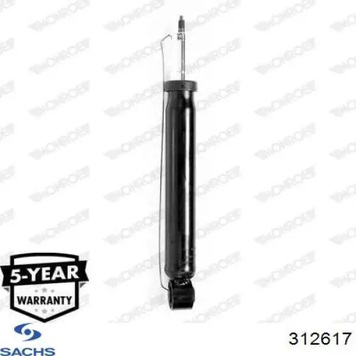 Амортизатор задній Sachs 312617 ціна, від 42.93 USD