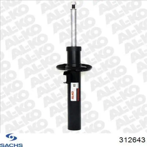 Купити 312643 Sachs Амортизатор передньої підвіски