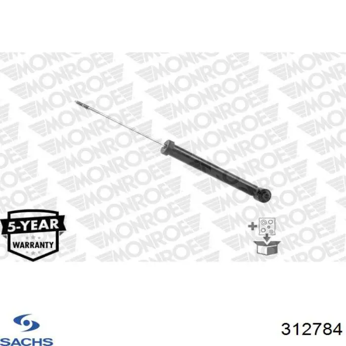 312784 Sachs Амортизатори задні