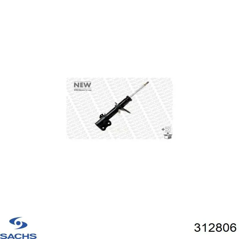 Амортизатор передній, правий Sachs 312806 ціна, від 41.67 USD