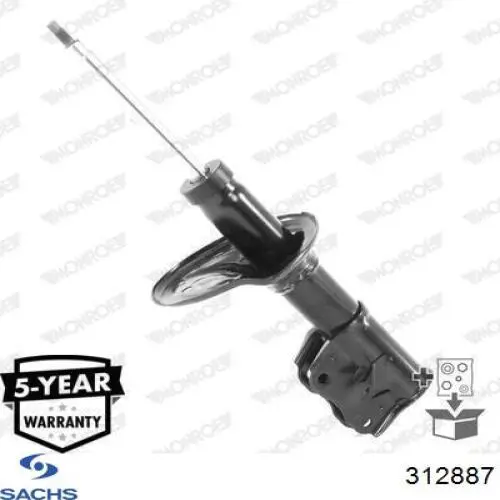 Купити 312887 Sachs Амортизатора передній лівий