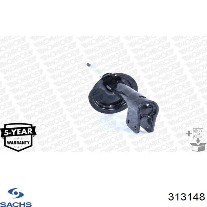 Амортизатор передньої підвіски, лівий Sachs 313148 ціна, від 67.74 USD