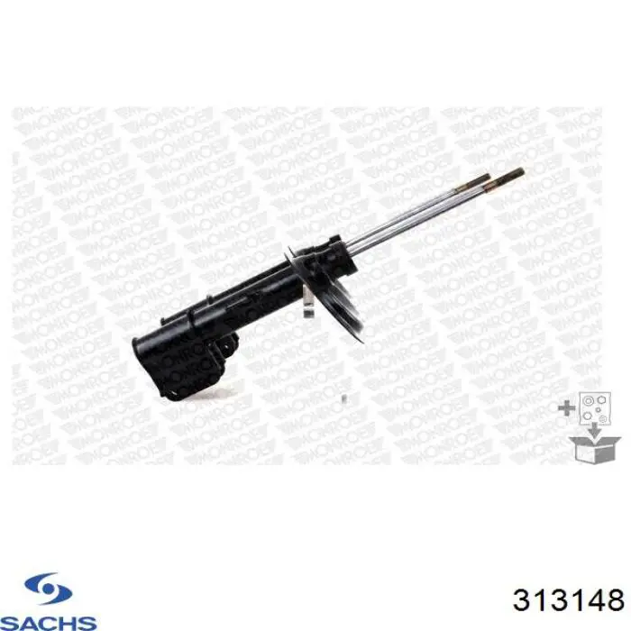 Купити 313148 Sachs Амортизатора передній лівий