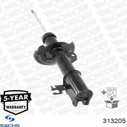313205 Sachs Амортизатор передньої підвіски