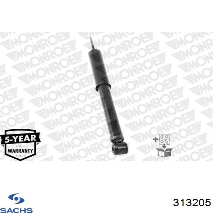 Амортизатор передній, правий Sachs 313205 ціна, від 69.70 USD