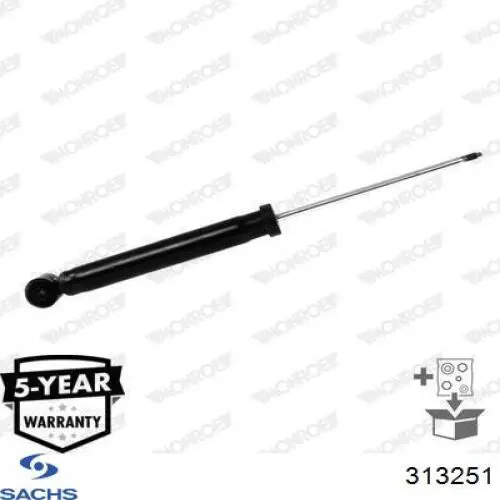 Амортизатор задній Sachs 313251 ціна, від 41.99 USD