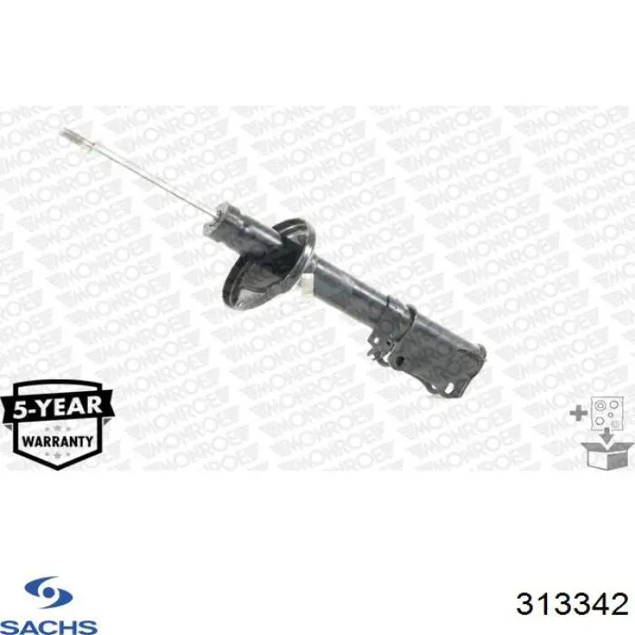 Амортизатор задній, правий 313342 Sachs