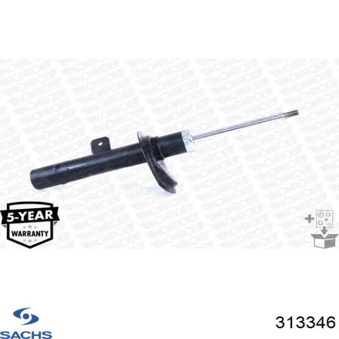 Амортизатор передньої підвіски, лівий Sachs 313346 ціна, від 43.88 USD