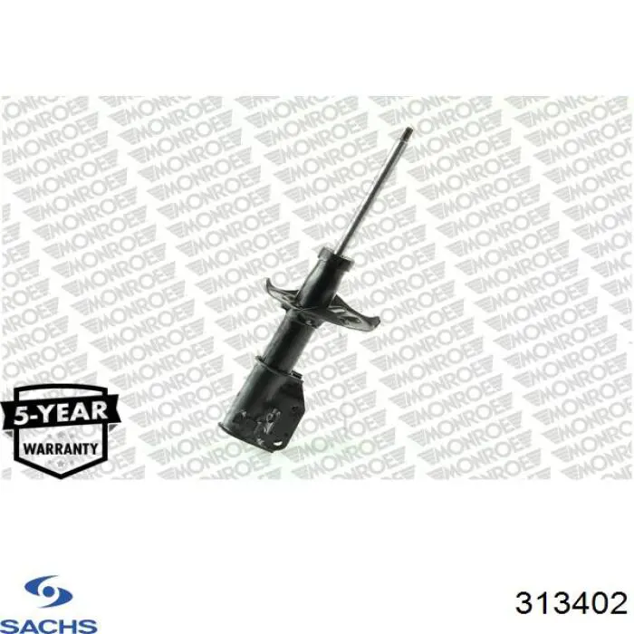 Амортизатор передньої підвіски, лівий Sachs 313402 ціна, від 39.80 USD