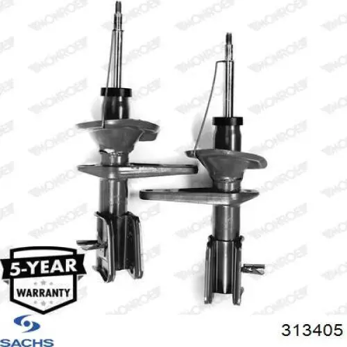 Купити 313405 Sachs Амортизатор передній, правий