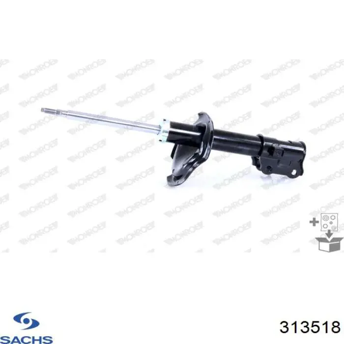 Амортизатор передній, правий 313518 Sachs