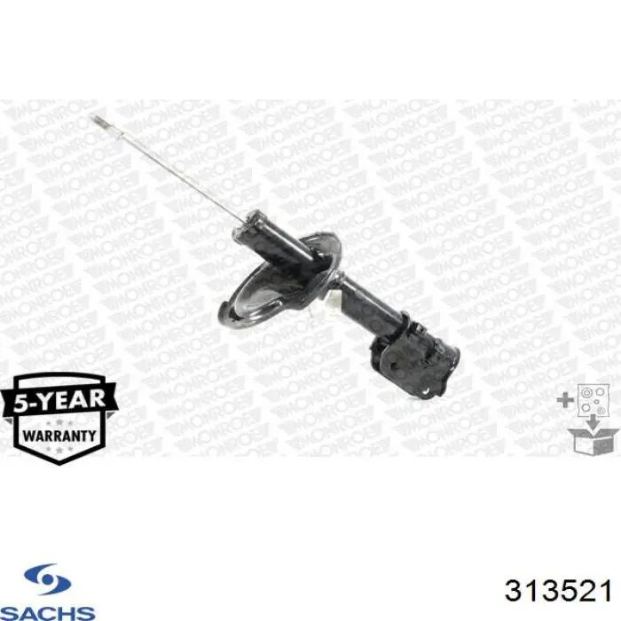 Амортизатор передній, правий Sachs 313521 ціна, від 101.44 USD