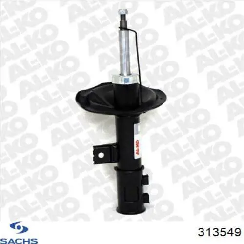 Амортизатор передньої підвіски, лівий Sachs 313549 ціна, від 66.04 USD