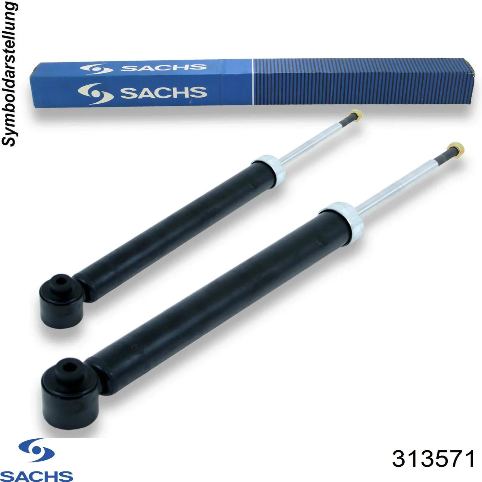 Купити 313571 Sachs Стійка амортизатора задня