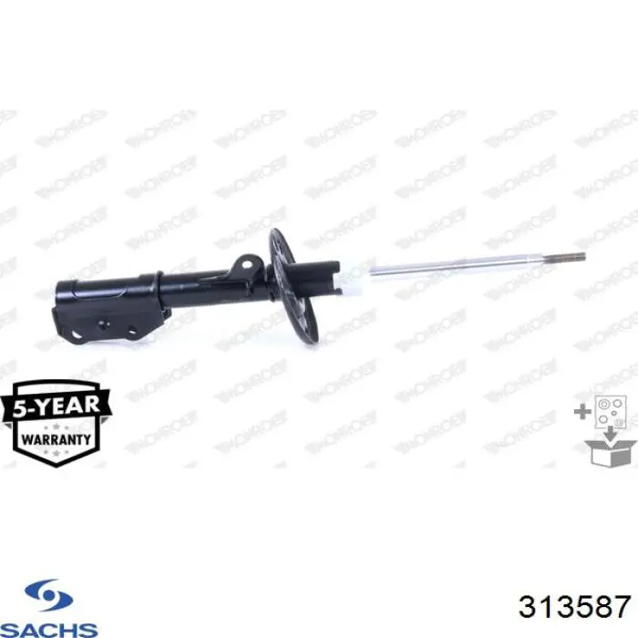 Амортизатор передньої підвіски, лівий Sachs 313587 ціна, від 39.22 USD