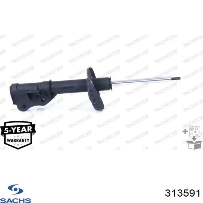 Амортизатор передньої підвіски, лівий Sachs 313591 ціна, від 107.06 USD