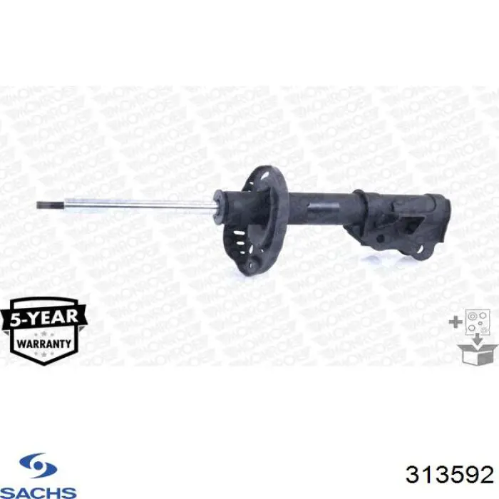 Амортизатор передній, правий Sachs 313592 ціна, від 105.61 USD