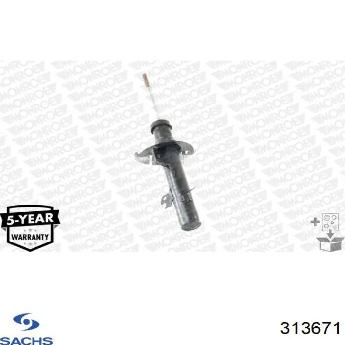Купити 313671 Sachs Амортизатора передній лівий