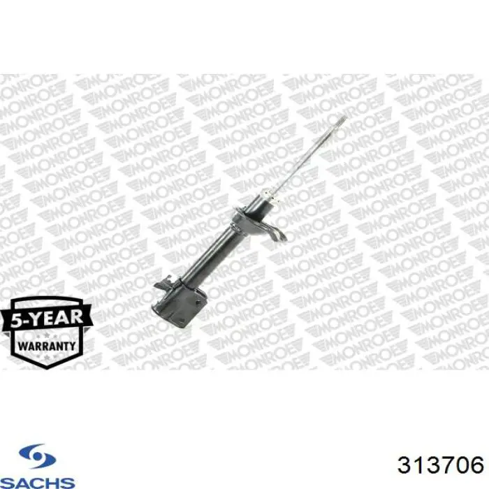 Амортизатор задній, правий Sachs 313706 ціна, від 115.77 USD