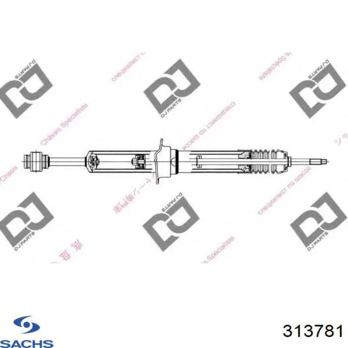Купити 313781 Sachs Амортизатор передньої підвіски