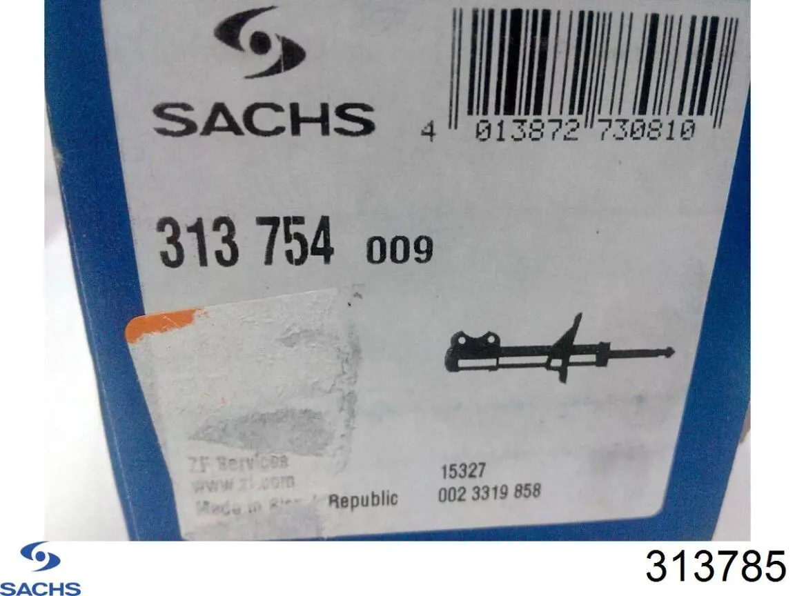 Купити 313785 Sachs Стійка амортизатора задня