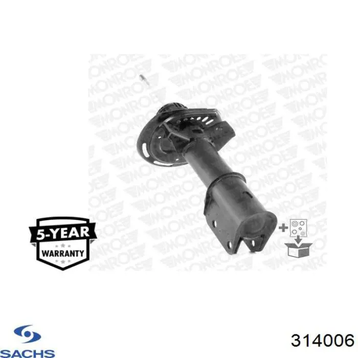 Стойка амортизатора передняя Sachs 314006 ціна, від 160.61 USD