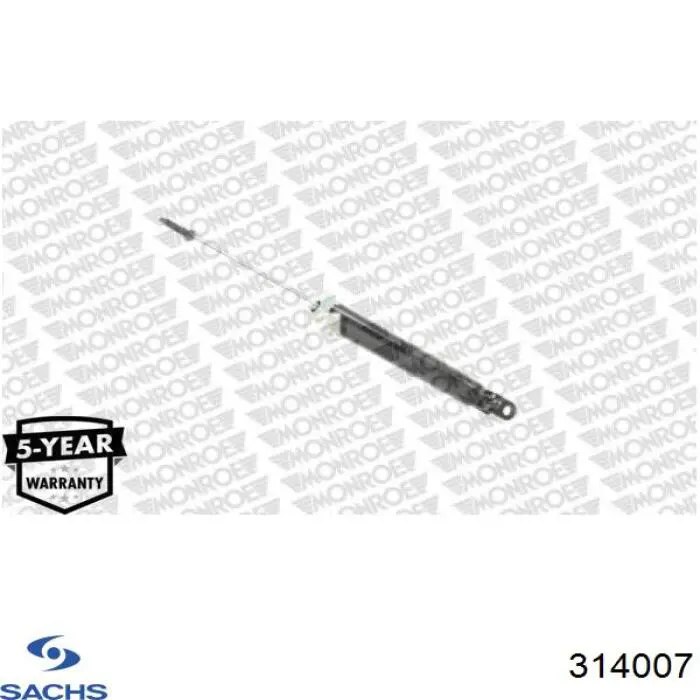 Амортизатор задній Sachs 314007 ціна, від 58.16 USD