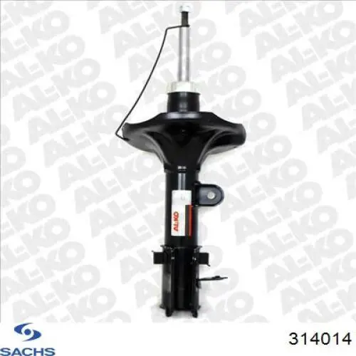 Амортизатор задній, правий 314014 Sachs