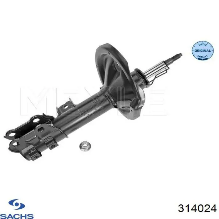 Амортизатор передній, правий Sachs 314024 ціна, від 95.06 USD