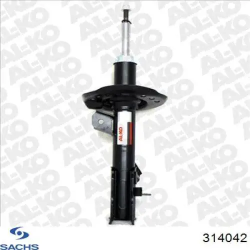 Амортизатор передній, правий Sachs 314042 ціна, від 67.41 USD