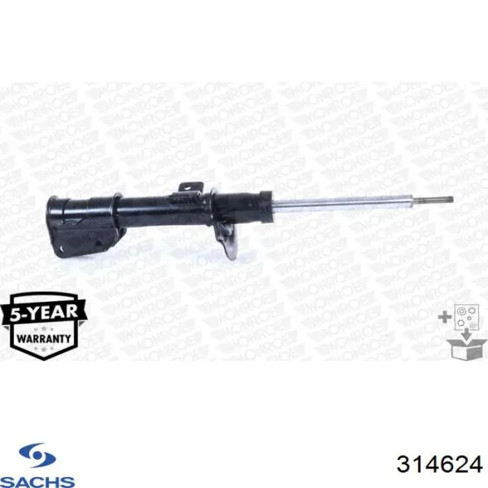 Амортизатор передній 314624 Sachs