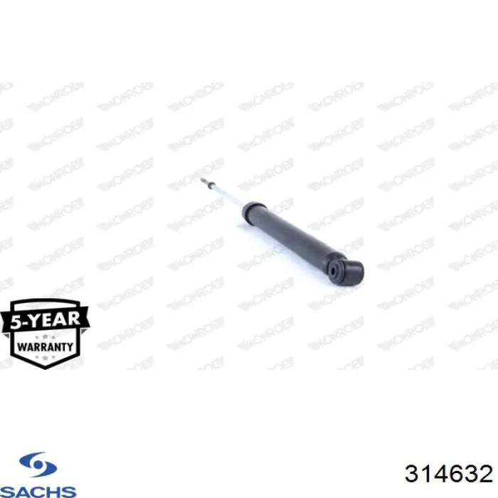 Купити 314632 Sachs Амортизатор задній, правий