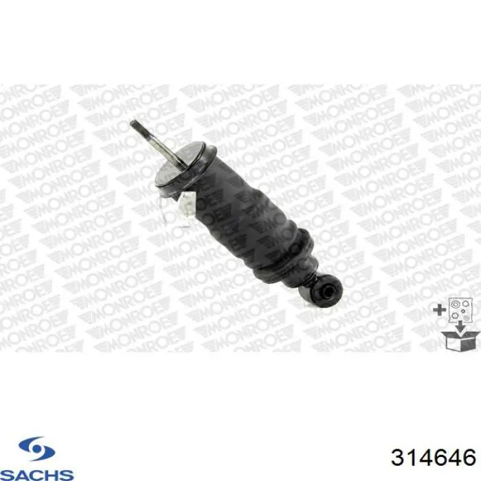 MC167 Magnum Technology Пневмоподушка кабіни