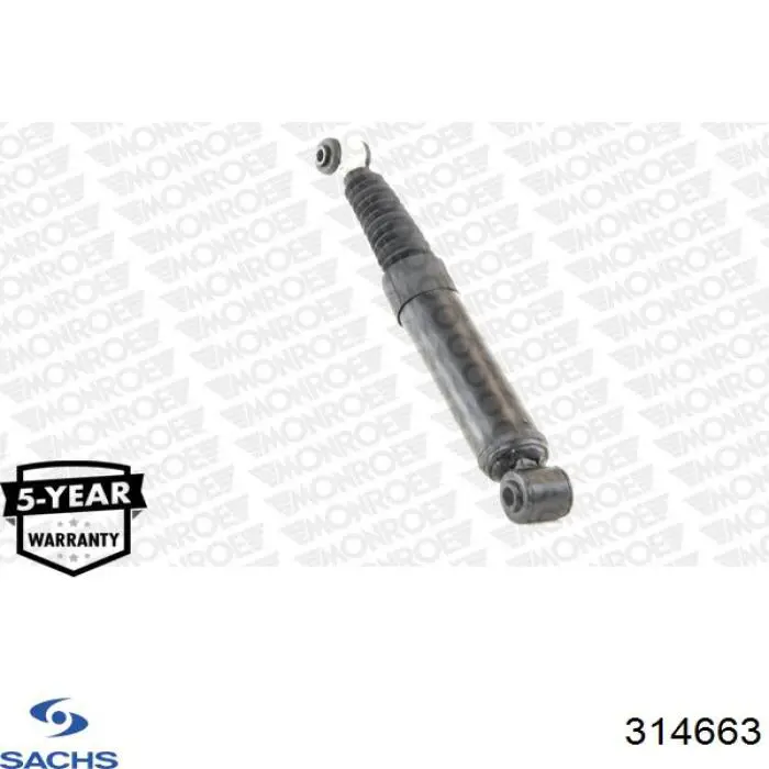Амортизатор задній Sachs 314663 ціна, від 49.92 USD