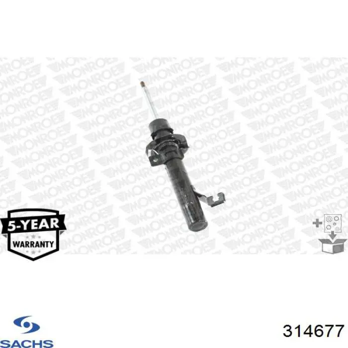 Купити 314677 Sachs Амортизатора передній лівий