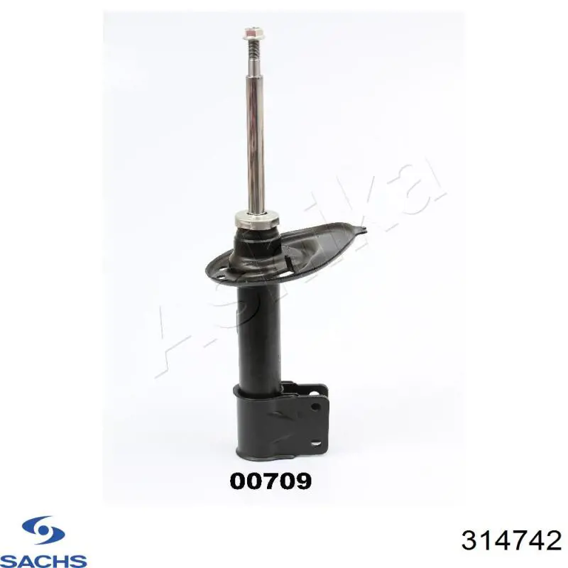 Амортизатор передньої підвіски, лівий Sachs 314742 ціна, від 57.06 USD